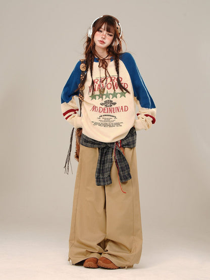 絶対流行 キュート カジュアル スウェットE-6831