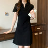 おすすめ ファッション シンプル カジュアル ワンピース<ins-8193>