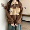 好感度UP オシャレデザイン 都市ファッショ スウェットE-10328