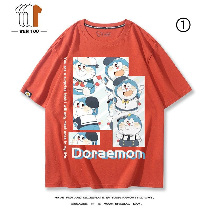 シンプル　着回し力抜群　おすすめ プリントロゴ 半袖 Tシャツ-A2536