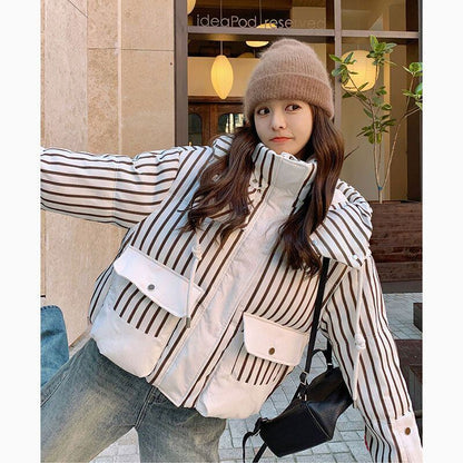 絶対流行 カジュアル 着心地良い キルティングダウンジャケット E-10062