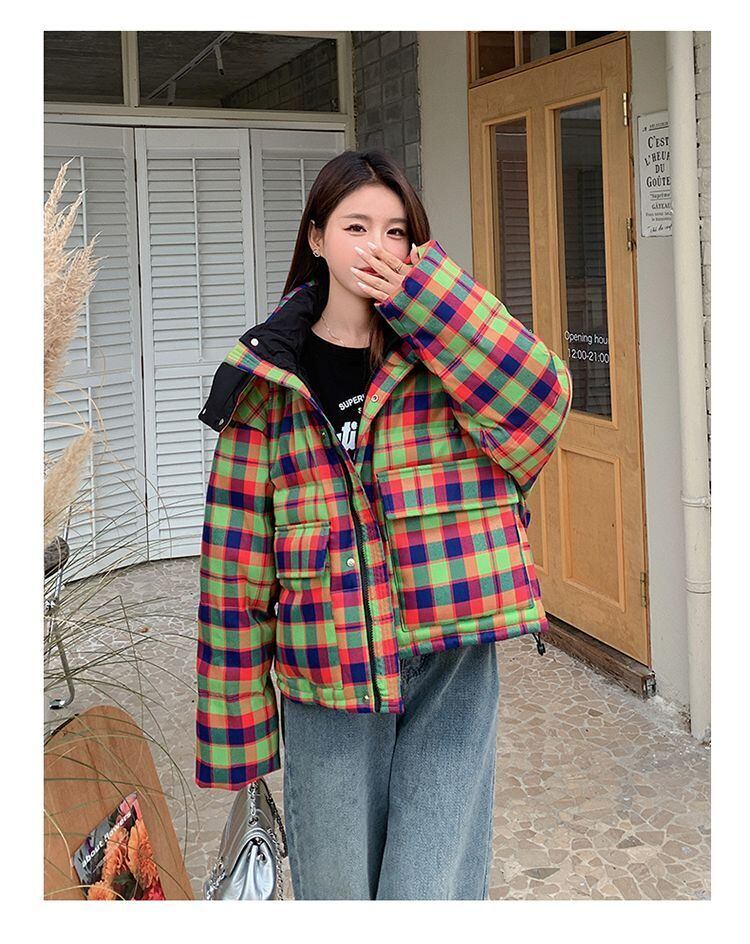 個性派 フード付きジッパーコート スタイルアップ E-10056