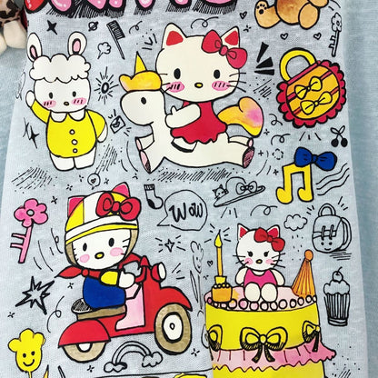 新作トレンド プリント カジュアル Tシャツ E-13470