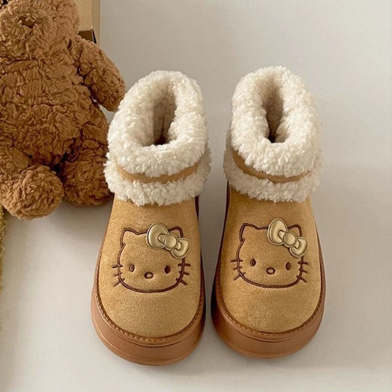 季節の単品 スノーブーツ Eweet系可愛い ファーシューズ レディース靴 2色選択可 E-10657