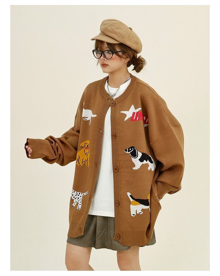 大活躍 高見えデザイン 着回し力抜群 キュート ファッション 2色選択 ニットトップスE-9759