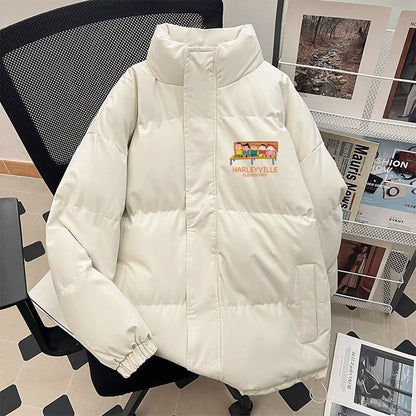 大注目 2色展開 ユニセックス 男女兼用 厚みパッド入り ジャケットE-12673