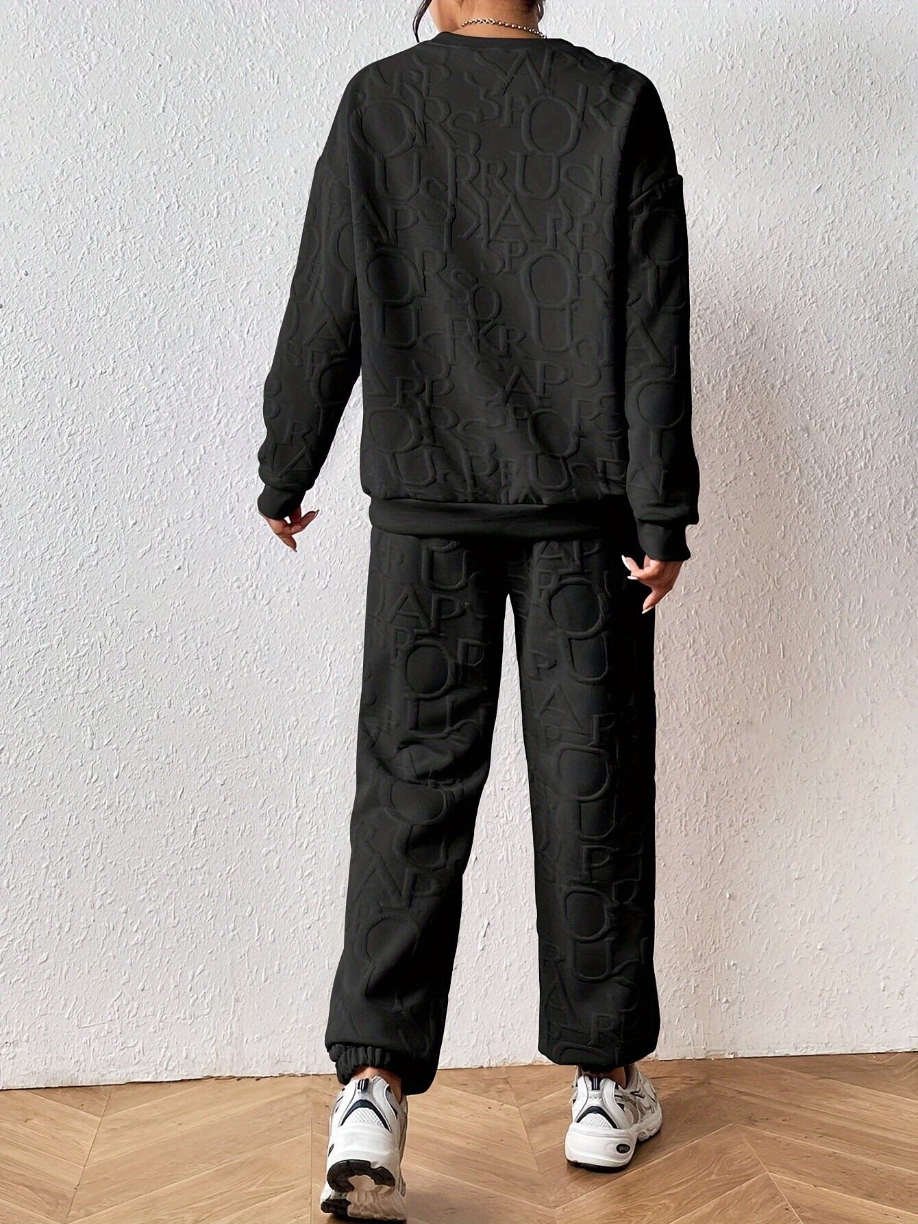 着回し力抜群 おしゃれ度高め デザイン性抜群 着心地良い 4色選択 トップス+パンツセット E-10483