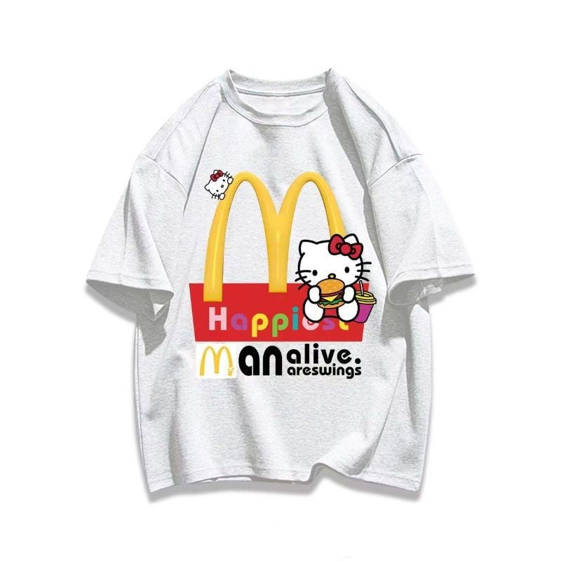 好感度UP  売れ筋   おすすめ プリントロゴ 半袖 Tシャツ-A2512