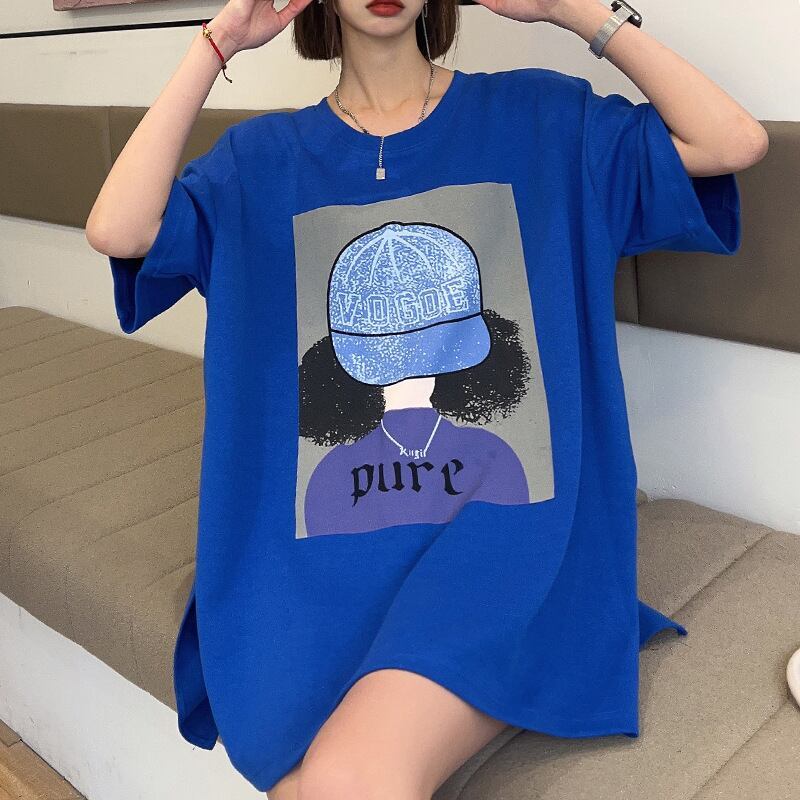 話題沸騰中 都市ファッショ 流行新作 オシャレ デザイン プリント全6色 半袖TシャツE-9108