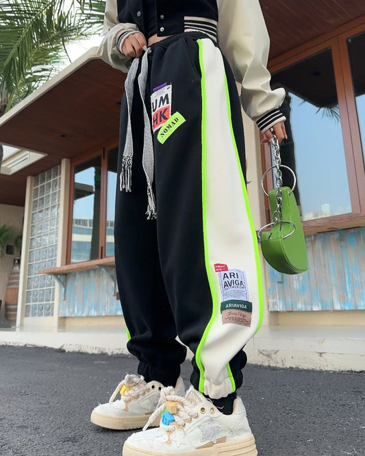 【裏起毛】絶対欲しい ファッション 個性派 スポーツパンツE-5847