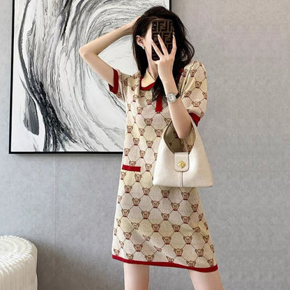 絶対欲しい エレガント 肌触り抜群 ファッション ニットワンピース E-9005