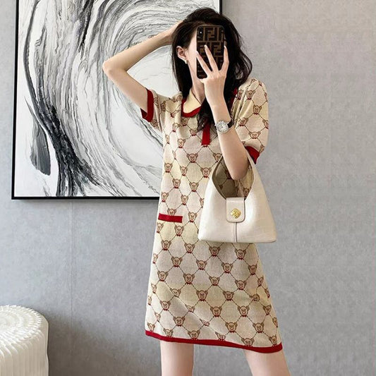 絶対欲しい エレガント 肌触り抜群 ファッション ニットワンピース E-9005