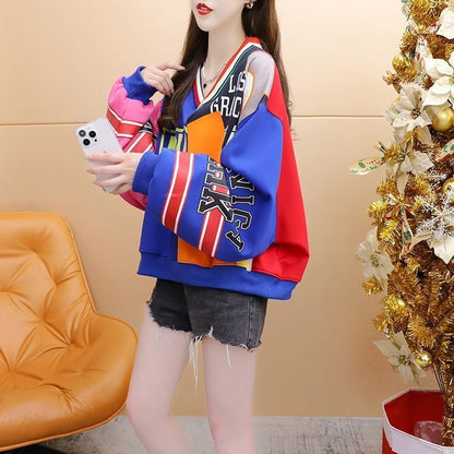 個性的なデザイン トレンドアイテム 2色選択 スウェット E-12296