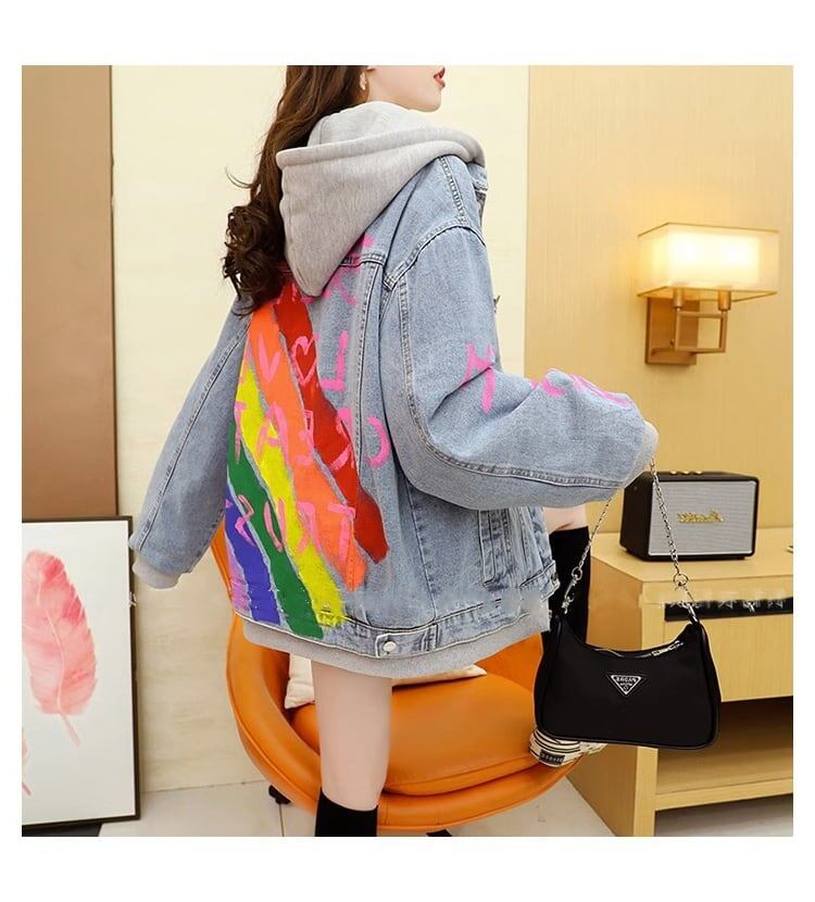 【裏起毛】絶対流行 ラムスキン ファッション デニムジャケットE-5703