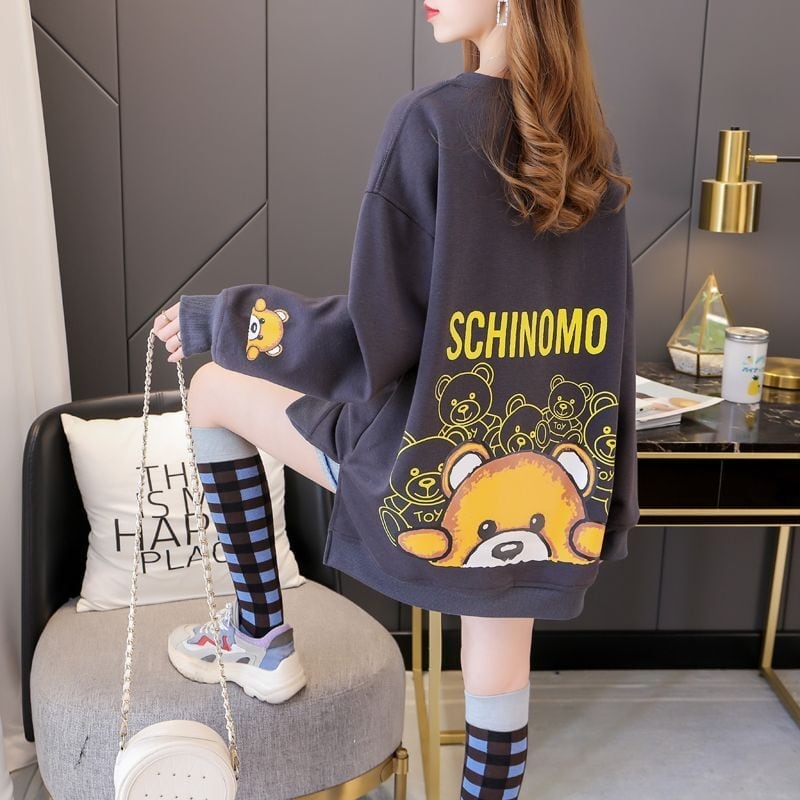 絶対流行 キュート カジュアル 上質 スウェットE-6818