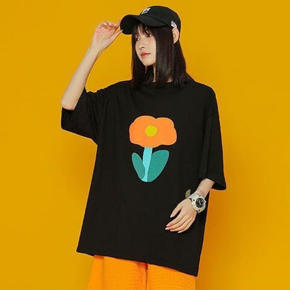 超人気上質 シンプル 半袖Ｔシャツⅹパンツセット<ins-8126>