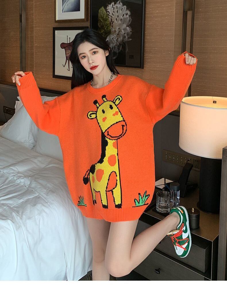 売り切れ必至 デザインも可愛く、細見えする 柔らかくて優しい印象 ニットトップスE-9927