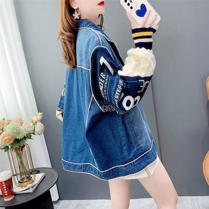 合わせやすい 好感度満載 切り替え ジャケット ブルゾンiEf-3786