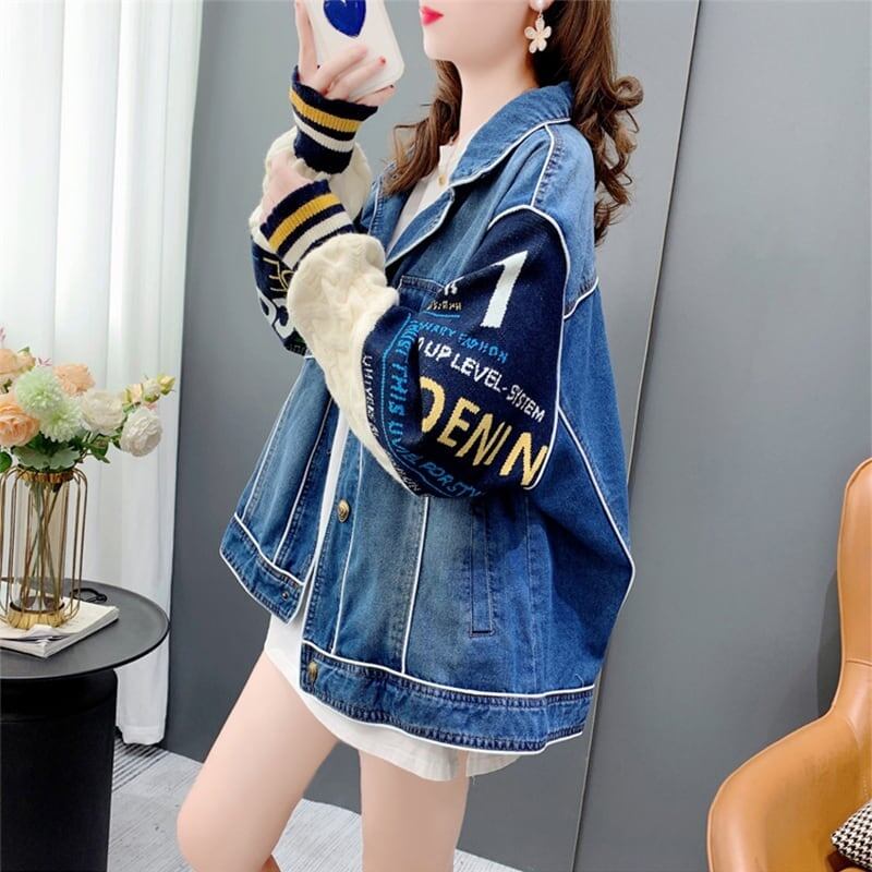 合わせやすい 好感度満載 切り替え ジャケット ブルゾンiEf-3786