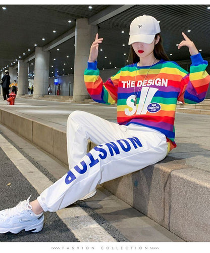 大活躍 4色選択 タイドファッション快適である スウェットE-10472