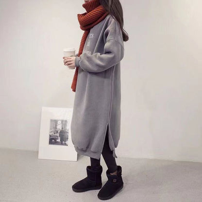 【裏起毛】絶対欲しい ファッション 新作 プラスベルベット 3色 長袖 ニット セーター E-10205