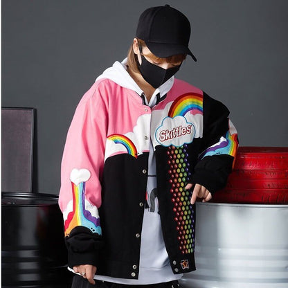 【人気急上昇中！】 メンズ＆ウィメンズのパッチワークショート 数量限定 男女兼用 ジャケットE-5151