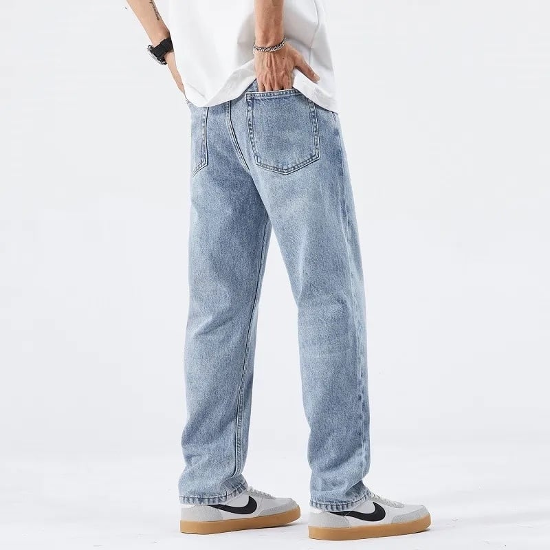 取り入れたい  売り切れ必至 着回し力抜群 デニム ワイドパンツE-12553