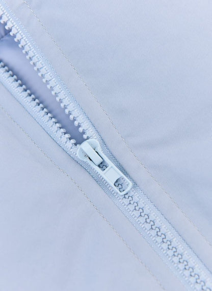 【半額！期間限定！！】大人可愛い スタイルアップ ファッション 2色選択 フード付きジッパーコート E-10037