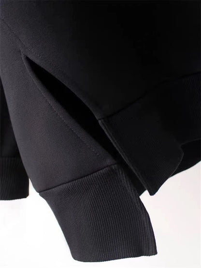 【裏起毛】スタイルアップ効果抜群 3色選択 大人可愛い カジュアル パーカーE-10622