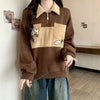 好感度UP オシャレデザイン 都市ファッショ スウェットE-10328