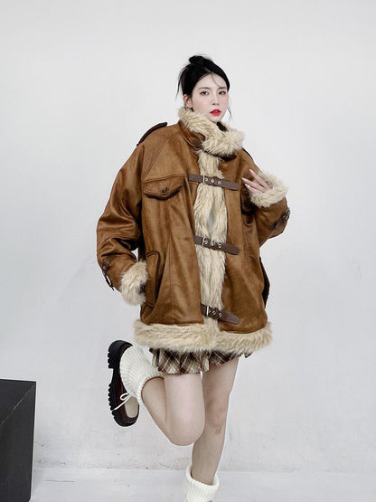 都市ファッショ デザイン オシャレ おしゃれ度高め 切り替え 2色選択 ミドル丈のコットンコート E-10505