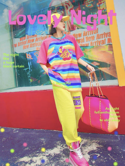 大活躍 ファッション 超人気 個性派 ルーズ 半袖シャツE-6758