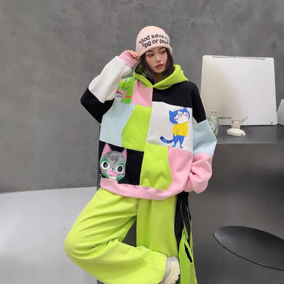 絶対欲しい  アバンギャルド ファッション カジュアル   2色 スウェット E-12212