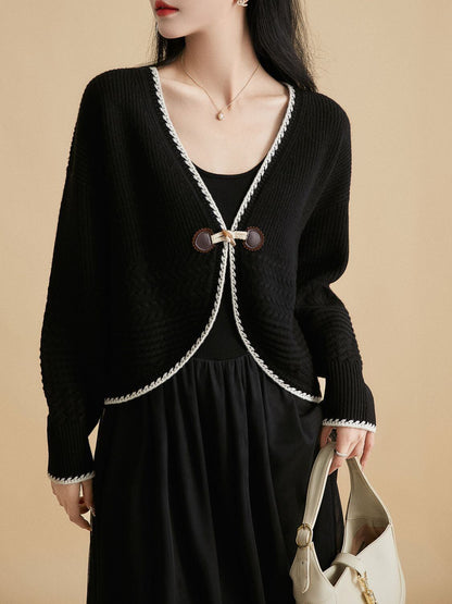 超人気 ファッション感満々 美人度アップ エレガント 全2色 ニットトップスE-9335