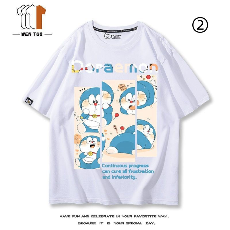 定番シンプル　着回し力抜群　おすすめ プリントロゴ 半袖 Tシャツ-A2535