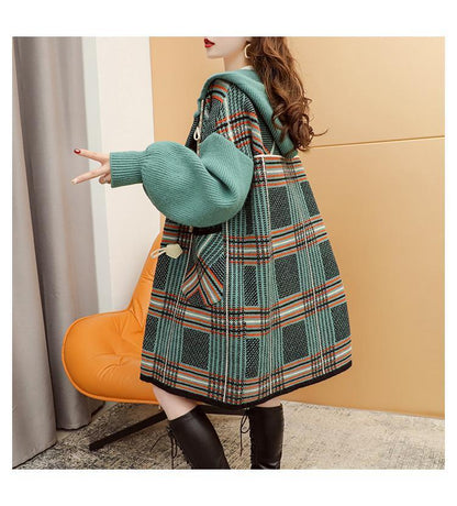 注目の新作超人気フード付きカーディガン   E-1457