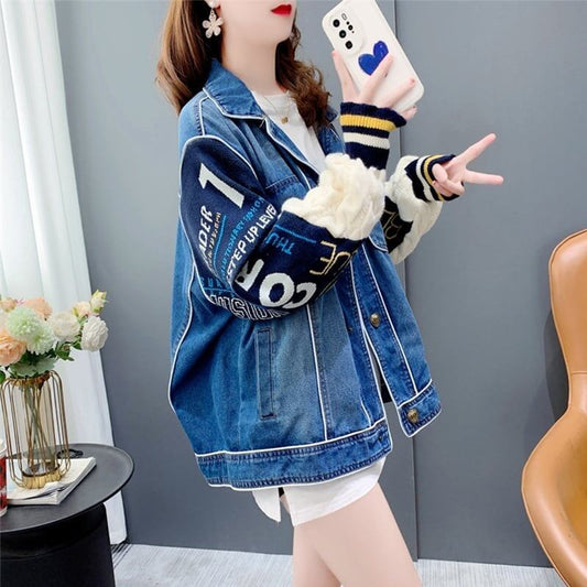 合わせやすい 好感度満載 切り替え ジャケット ブルゾンiEf-3786