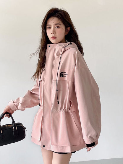 新作 ファッション 今季マストバイ スタイルアップ 3色選択 フード付きジッパーコート E-9760