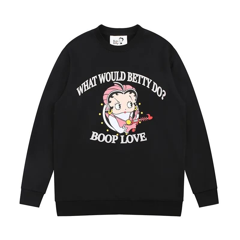 大活躍 絶対流行  個性的なデザイン トレンドアイテム 2色選択  男女兼用 スウェットE-12330