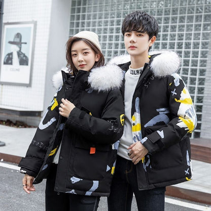 今季マストバイ カジュアル ユニセックス ダウンジャケット 男女兼用E-5894