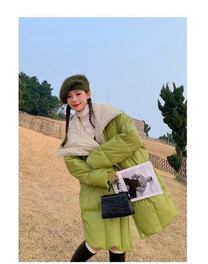 今季も大流行 スタイルアップ ファッション フード付きジッパーコート E-10318