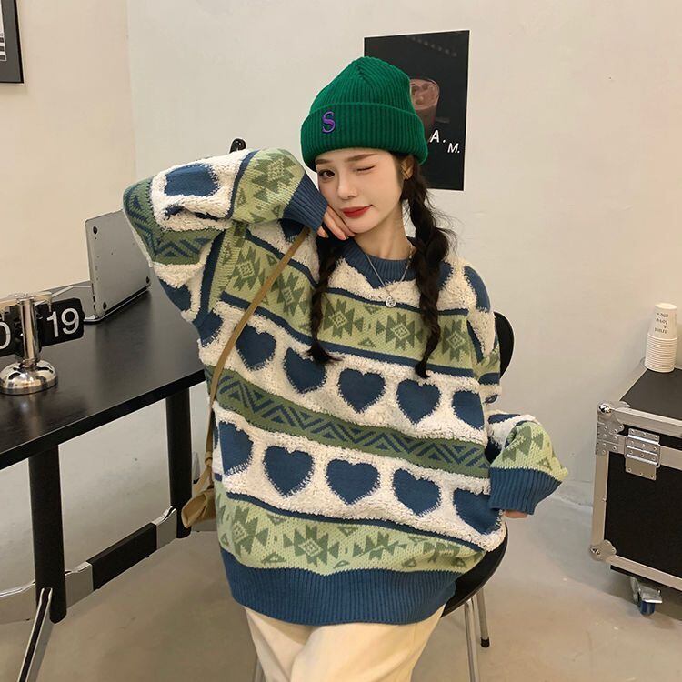 【裏起毛】 美感いっぱい 好感度満載 Eweet系可愛い 2色選択 スウェットE-10380