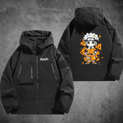 合わせやすい  防寒  撥水加工 バックビッグロゴ 男女兼用 4色展開 マウンテンパーカー E-12707