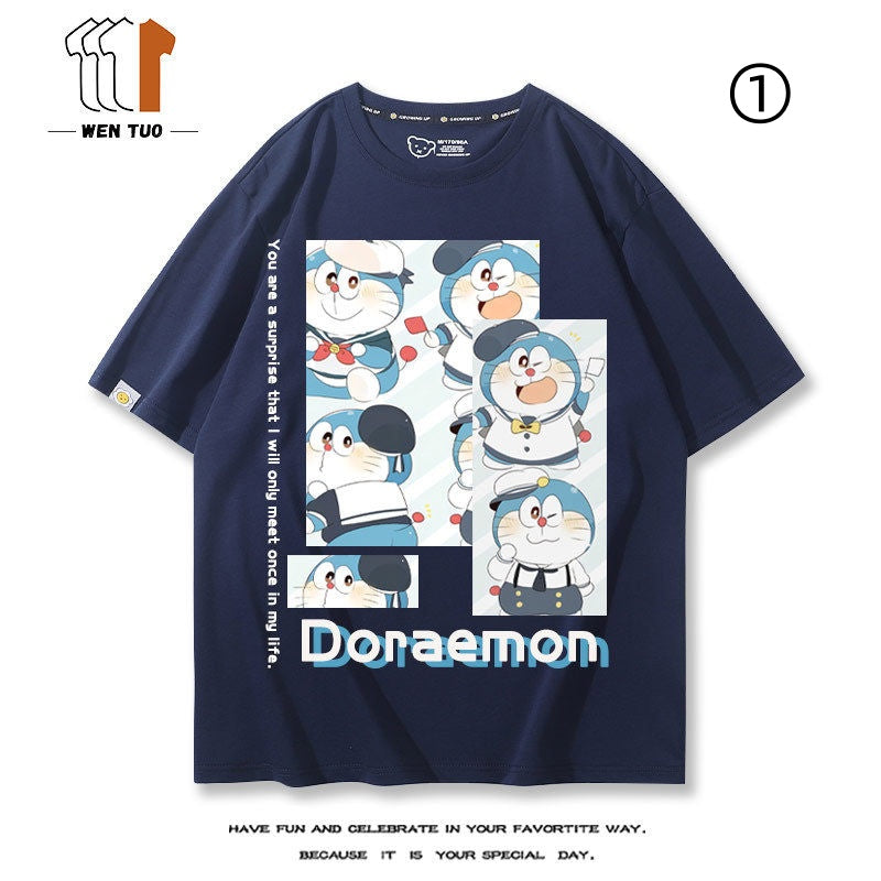 シンプル　着回し力抜群　おすすめ プリントロゴ 半袖 Tシャツ-A2536