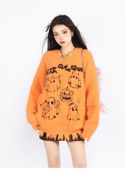 今季も大流行大人可愛い カジュアル スタイルアップ 2色選択ニットトップスE-10621