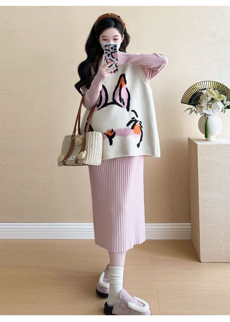 カジュアル ト デザイン オシャレ 着心地良い カジュアル 2色 ニット セータートE-12243