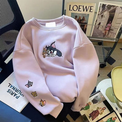 【裏起毛】早い者勝ち 上質 ファッション 刺繍 スウェットE-5815