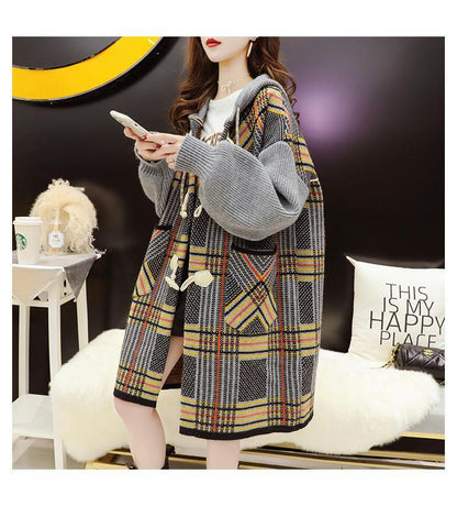 注目の新作超人気フード付きカーディガン   E-1457