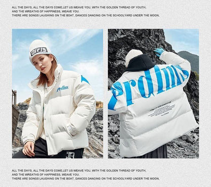 絶対流行 海外トレンド シンプル ダウンジャケットE-5893