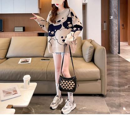 超人気 キュート ファッション 美人度アップ スウェットE-10087